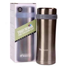 探路者7921保温杯-茶色