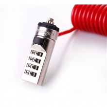 肯辛通黄色级便携式密码电脑锁(红色) K64671