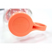 品特（JUSTAQUA）创意玻璃柠檬杯（手动榨汁杯）750mL橙色JA-GL-75X