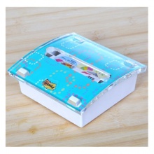 3M 6本R330N荧光色混装抽取式报事贴 送 DS330炫彩底座1个