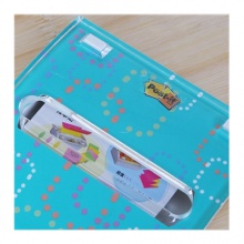 3M 6本R330N荧光色混装抽取式报事贴 送 DS330炫彩底座1个