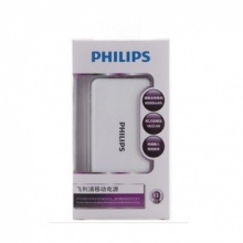 飞利浦（Philips）DLP6080移动电源 8000毫安 双USB同时满足手机和平板电脑供电（白色）