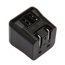泰格斯 全球通双USB充电器APA72101-50