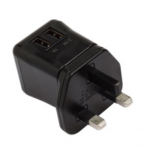 泰格斯 全球通双USB充电器APA72101-50