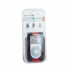 贝尔金 iPod NE运动型黑橙皮套(配腕带和臂带,旋转夹) F8Z004zh