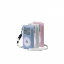 贝尔金 iPod mini时尚硅胶套(三件装：粉红，浅蓝，霜白) F8Z018zh3