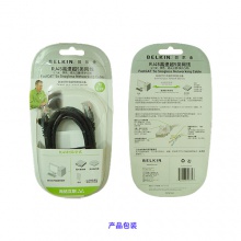 贝尔金 RJ45超5类网线(黑色,2.1米,插头注塑/保护凸耳) A3L850Azh07BLKS